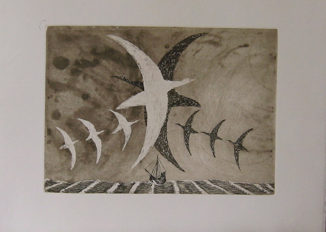 Des oiseaux noirs des oiseaux blancs n° 157